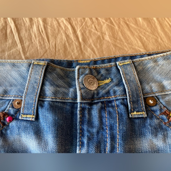 True Religion Women’s Mandy Mini Skirt Hand Beaded - Picture 6 of 14